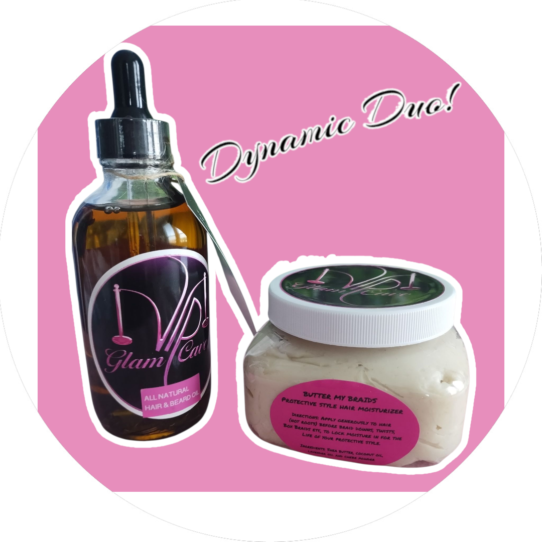 Dynamic Duo: Hair oil & Protective style hair moisturizer