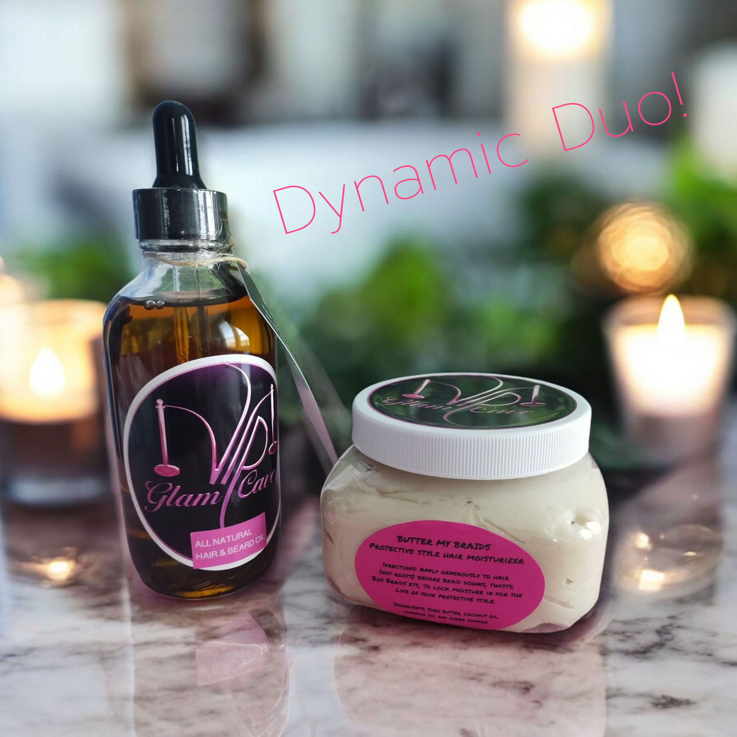 Dynamic Duo: Hair oil & Protective style hair moisturizer